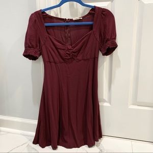 Pacsun L.A Hearts Maroon Short Sleeve Dress Medium